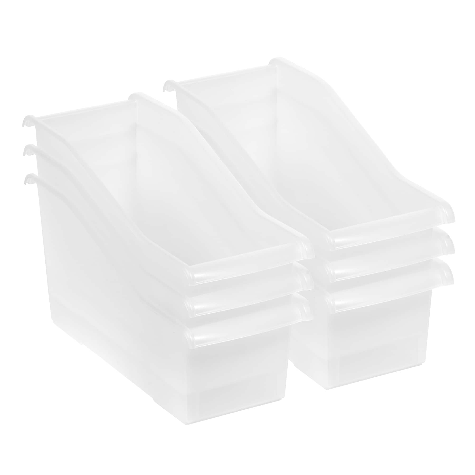 IRIS Clear Connecting Book Bin